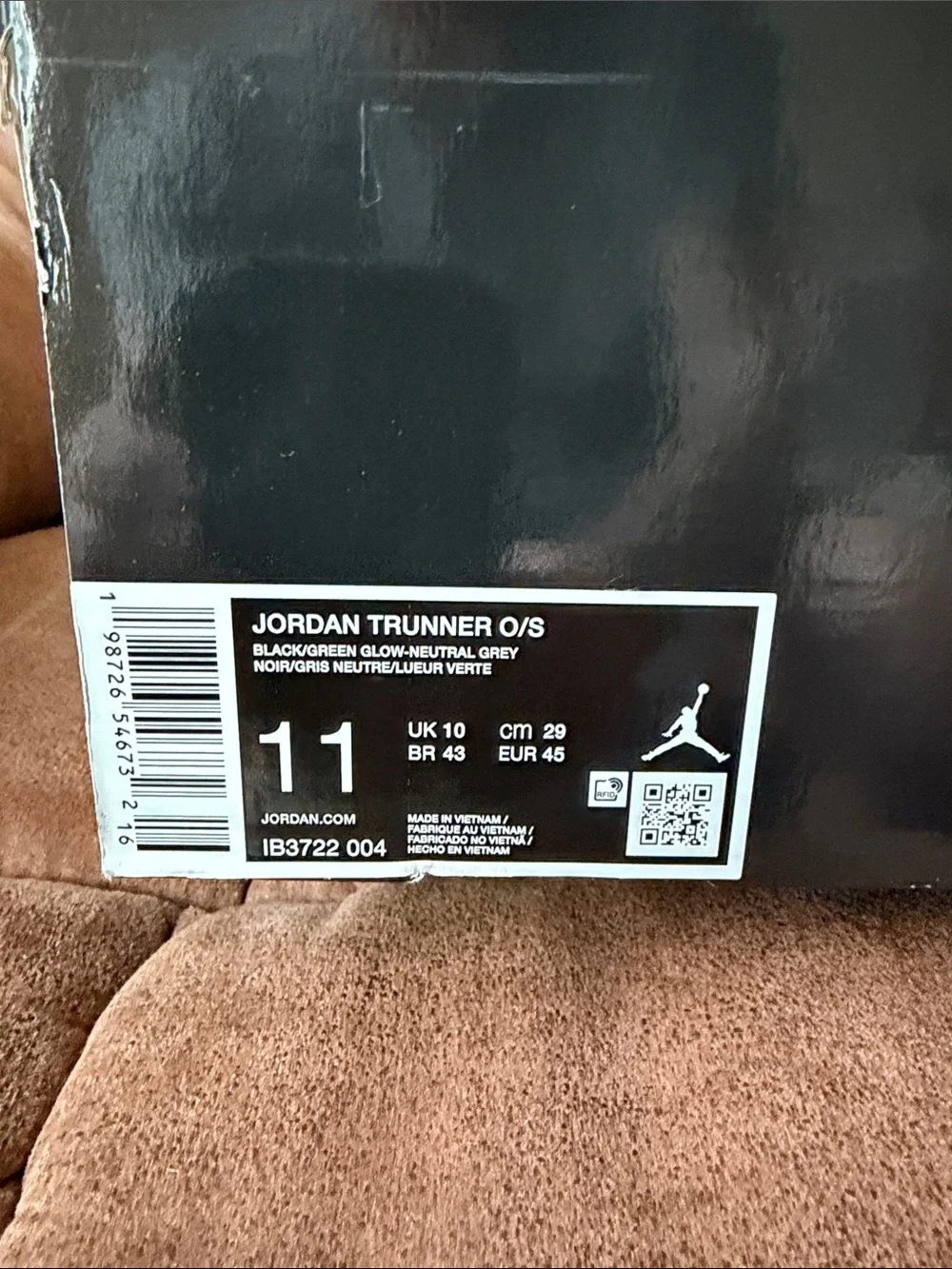 Jordan Trunner O/S Men’s Sneakers in Mint, Beige, and Black